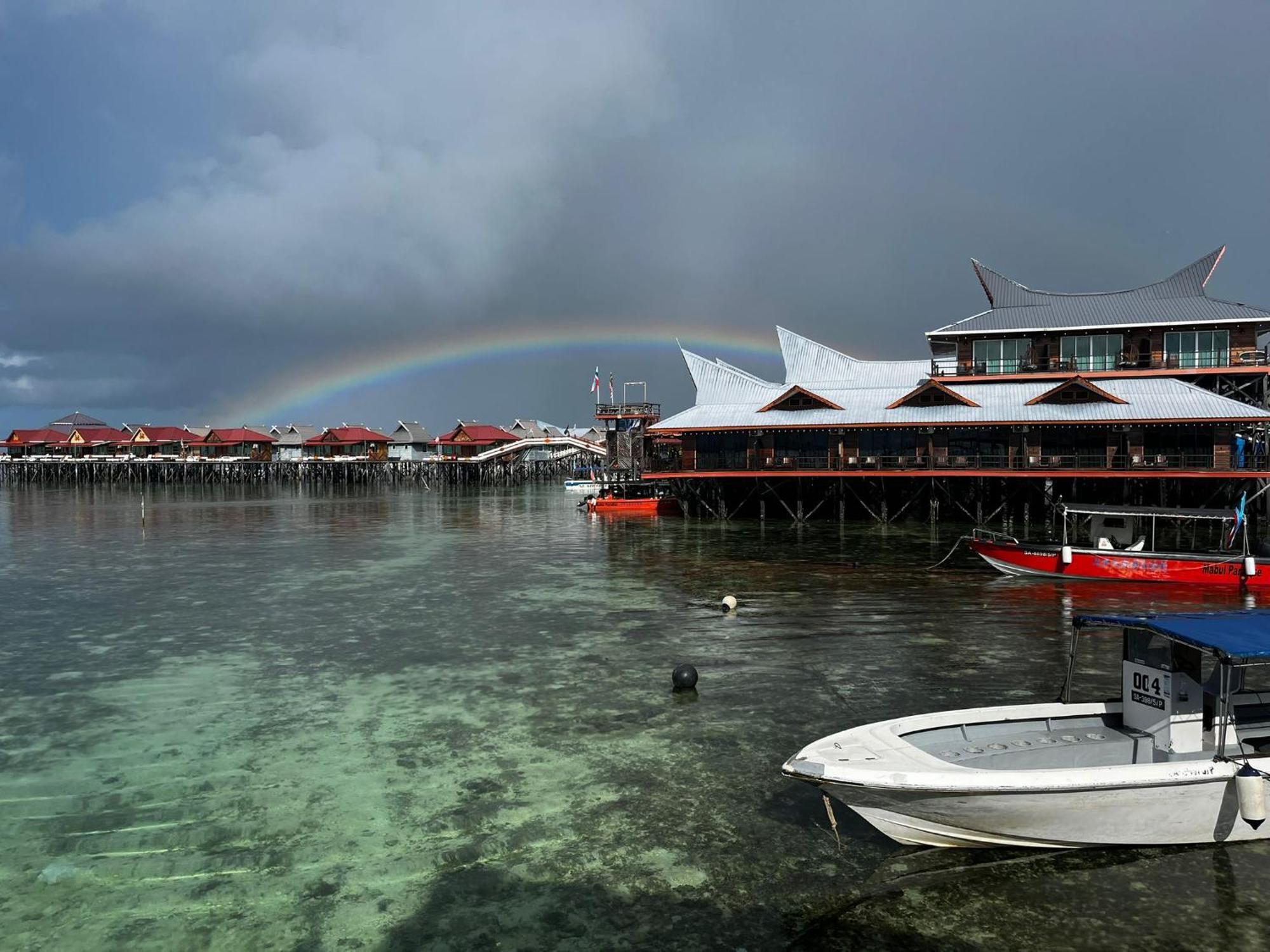 Mabul Backpackers Lejlighed Mabul Island Eksteriør billede