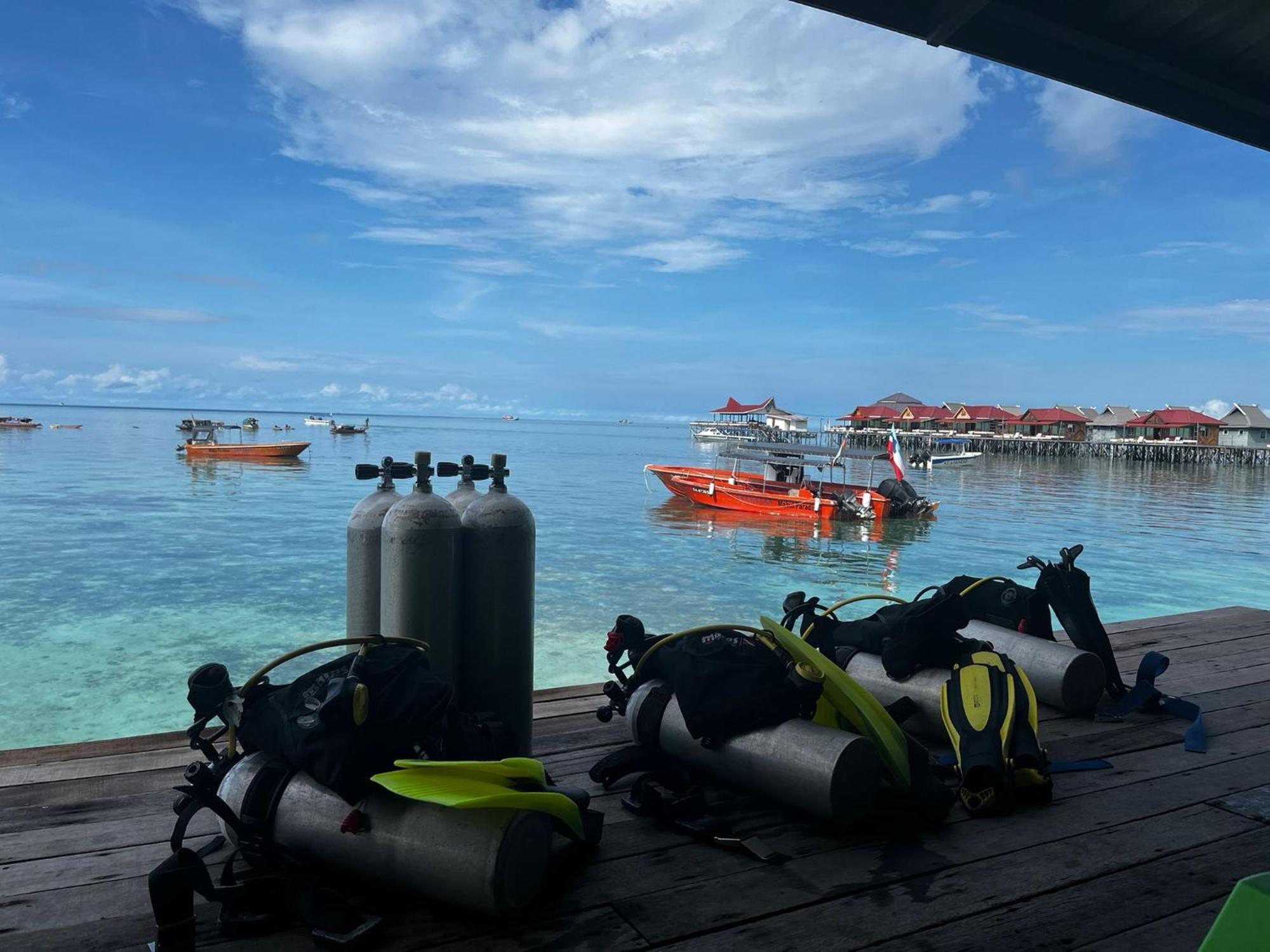 Mabul Backpackers Lejlighed Mabul Island Eksteriør billede