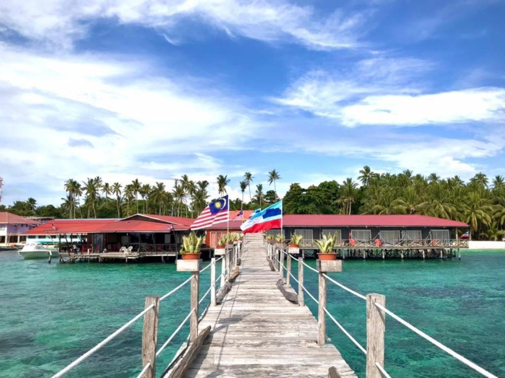 Mabul Backpackers Lejlighed Mabul Island Eksteriør billede